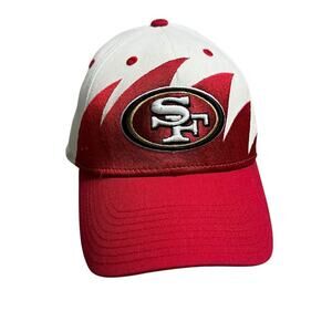 Vintage San Francisco 49ers Sharktooth Hat / Cap - Reebok NFL Apparel - L / XL
